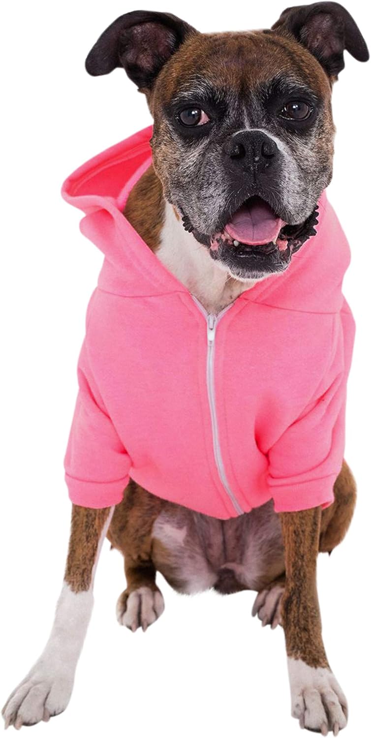 American Apparel Unisex Flex Fleece Dog Zip Hoodie BigaMart
