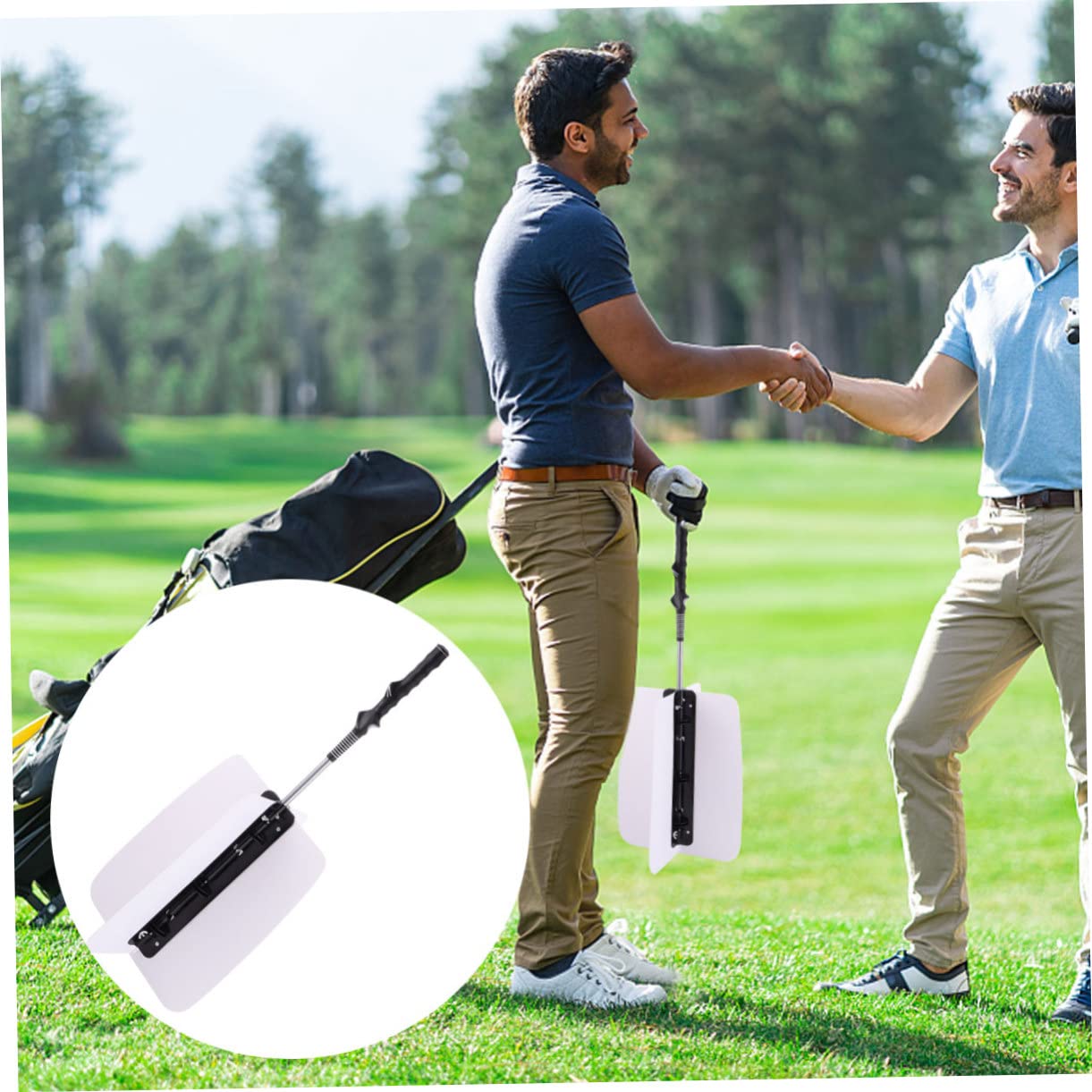 Entrenador de Swing para Golf Ventilador de Abs y Simulación de Movimiento Completo para Práctica y Entrenamiento de Agarre Adecuado