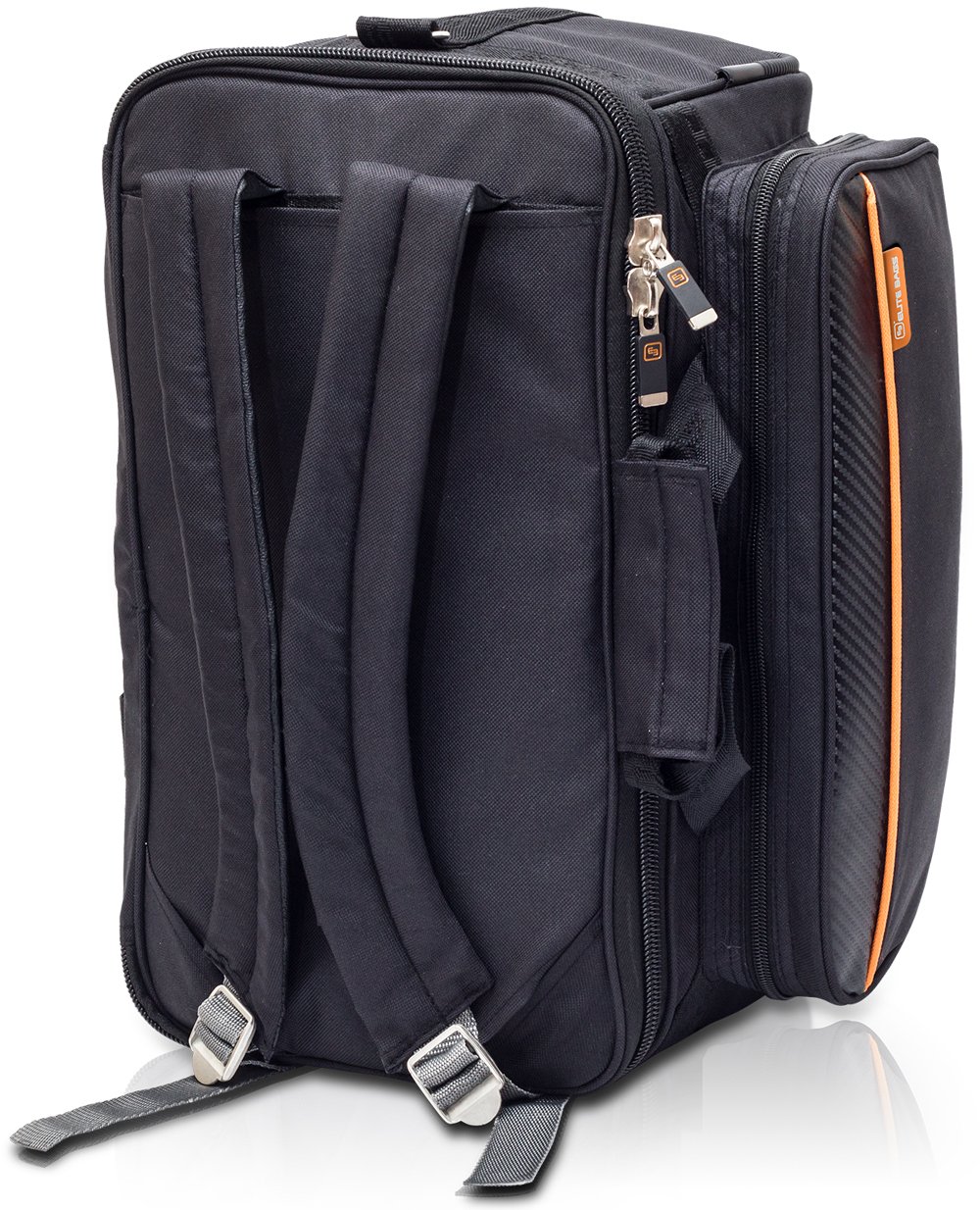 Elite Bags, Sac pour les Urgences, Sacoche pour Premiers Soins, Polyester, Lavable, Noir