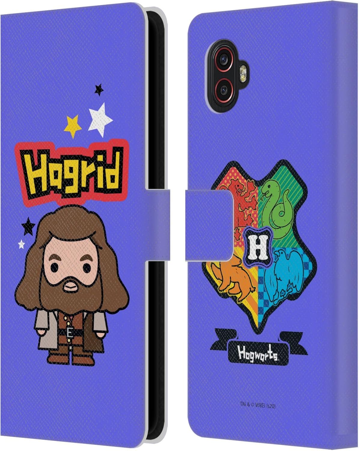 Head Case Designs Officially Licensed Harry Potter Hagrid Deathly Hallows XXVIII Leather Wallet Case Compatible with Samsung Galaxy Xcover6 Pro/Pro2