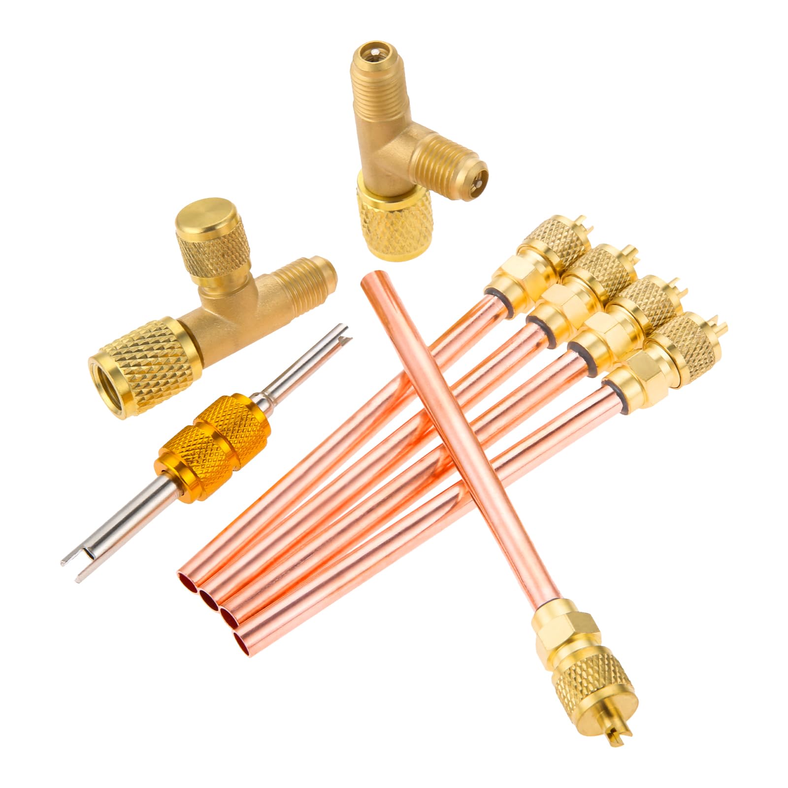 Amazon.com: HZ-MONSTAR HVAC Service Access Valves Kit 1/4