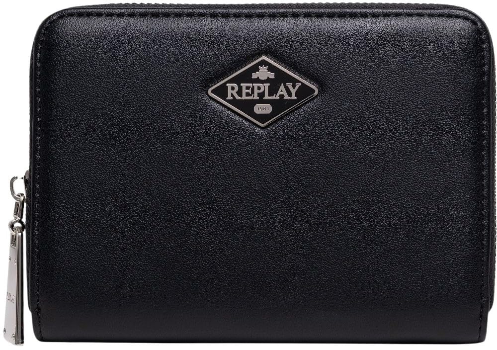 Replay Women Fw5373 Billfold, 0098 Black, One Size