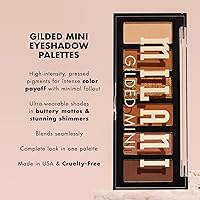 Vista 5 de Milani Mini paleta de sombras de ojos dorada con 6 tonos mate y brillantes, Call Me Old-Fashioned