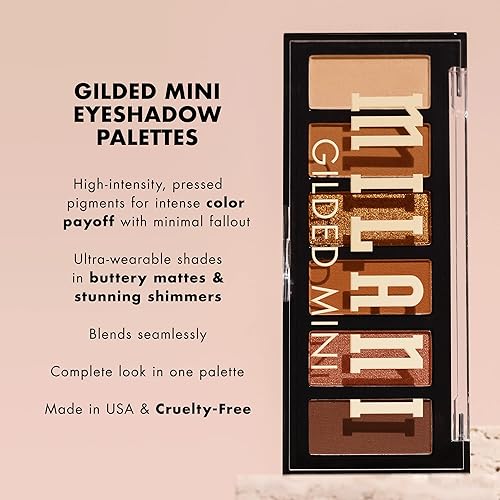 Miniatura 4 de Milani Imprimación de sombra de ojos + paleta de sombra de ojos dorada - It's All Rosé + delineador de ojos Stay Put Infinite para líneas nítidas y
