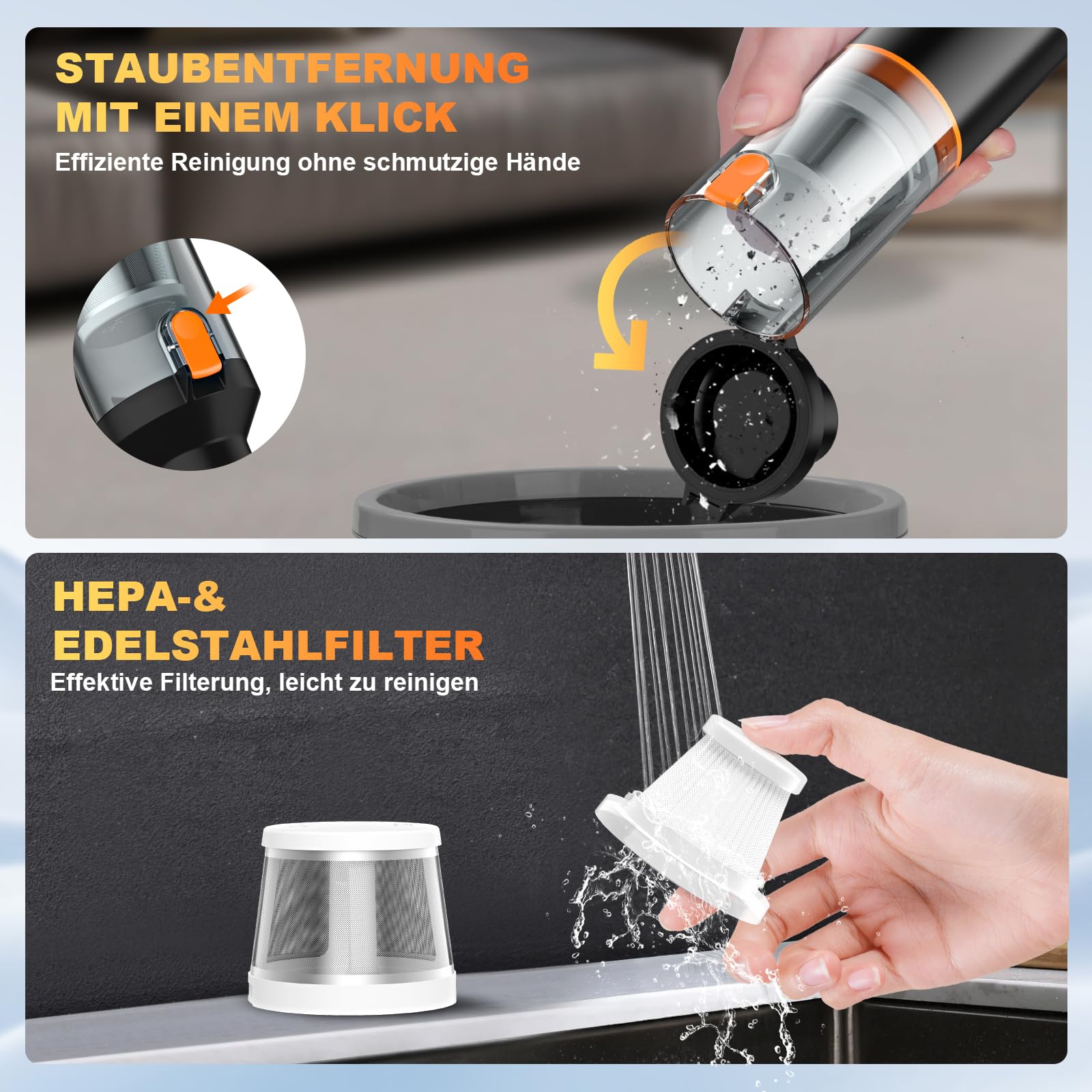 RENEW FORCE JY001 - De Ultieme Draadloze Handstofzuiger: Revolutionair Schoon met
