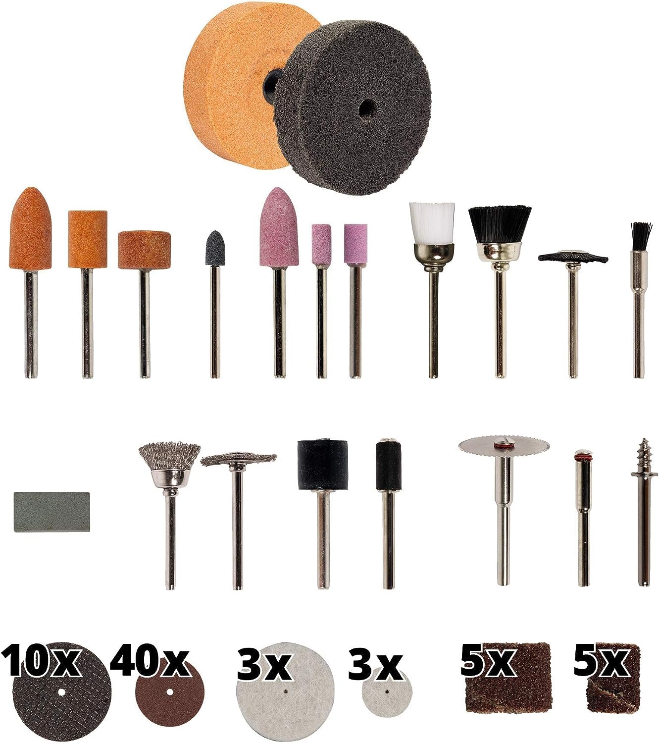 Einhell Touret à meuler TC-XG 75 Kit (kit pour travaux de polissage/meulage, bâti métallique compact)