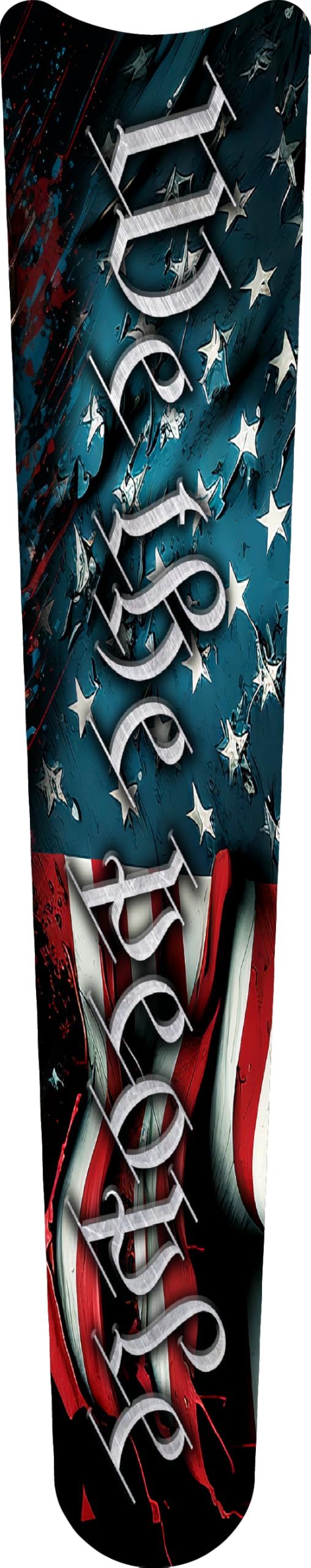 Kustom Cycle Parts We The People American Flag Dash Panel Console Insert! Compatible with 2000-2007 Harley Davidson Softail Deuce