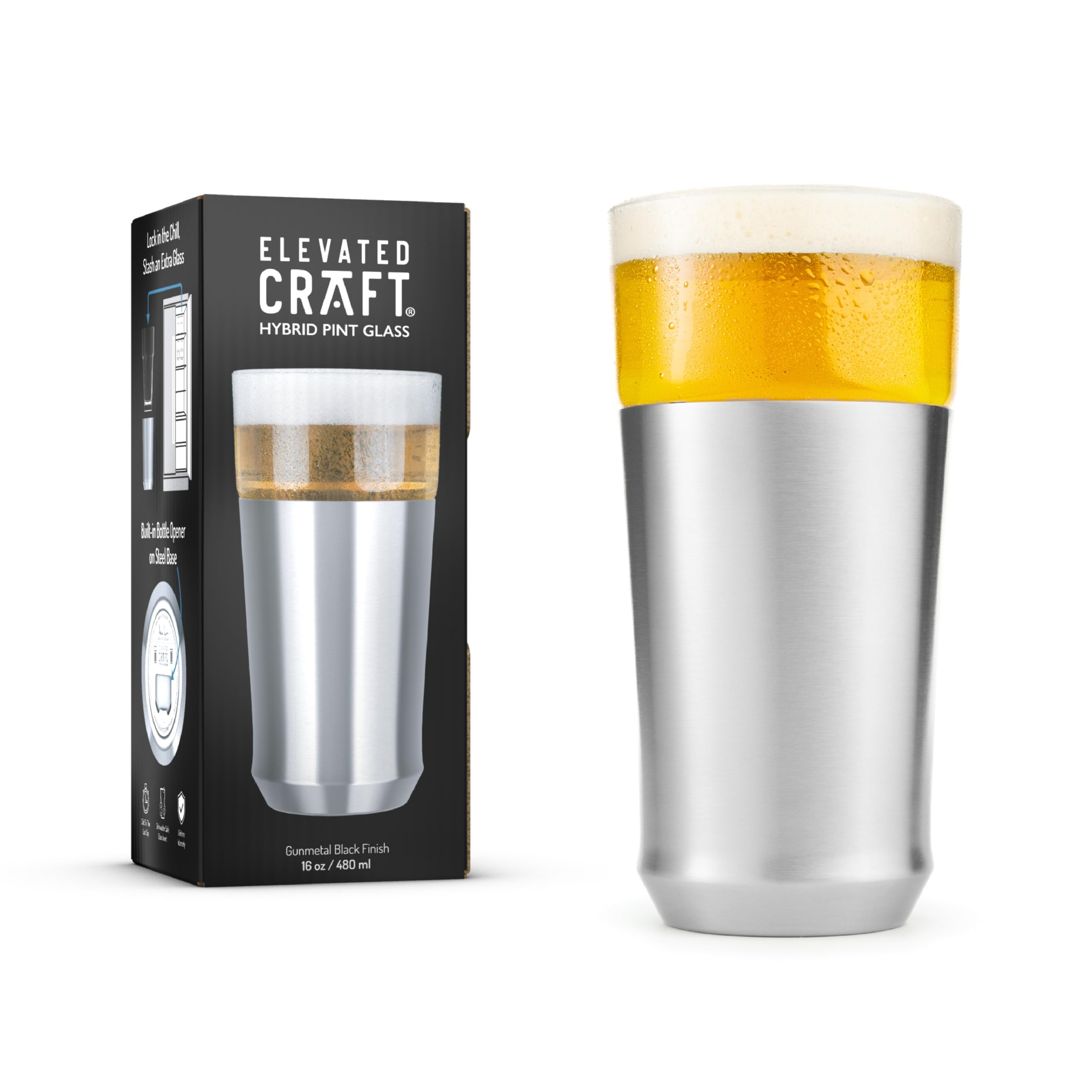 Amazon.com: Elevated Craft: Hybrid Pint Glass