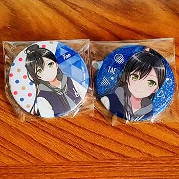 花園たえ 走り始めたばかりのキミに 絵柄 缶バッジ 初期グッズ ポピパ バンドリ 花園たえ 走り始めたばかりのキミに 絵柄 缶バッジ 初期グッズ