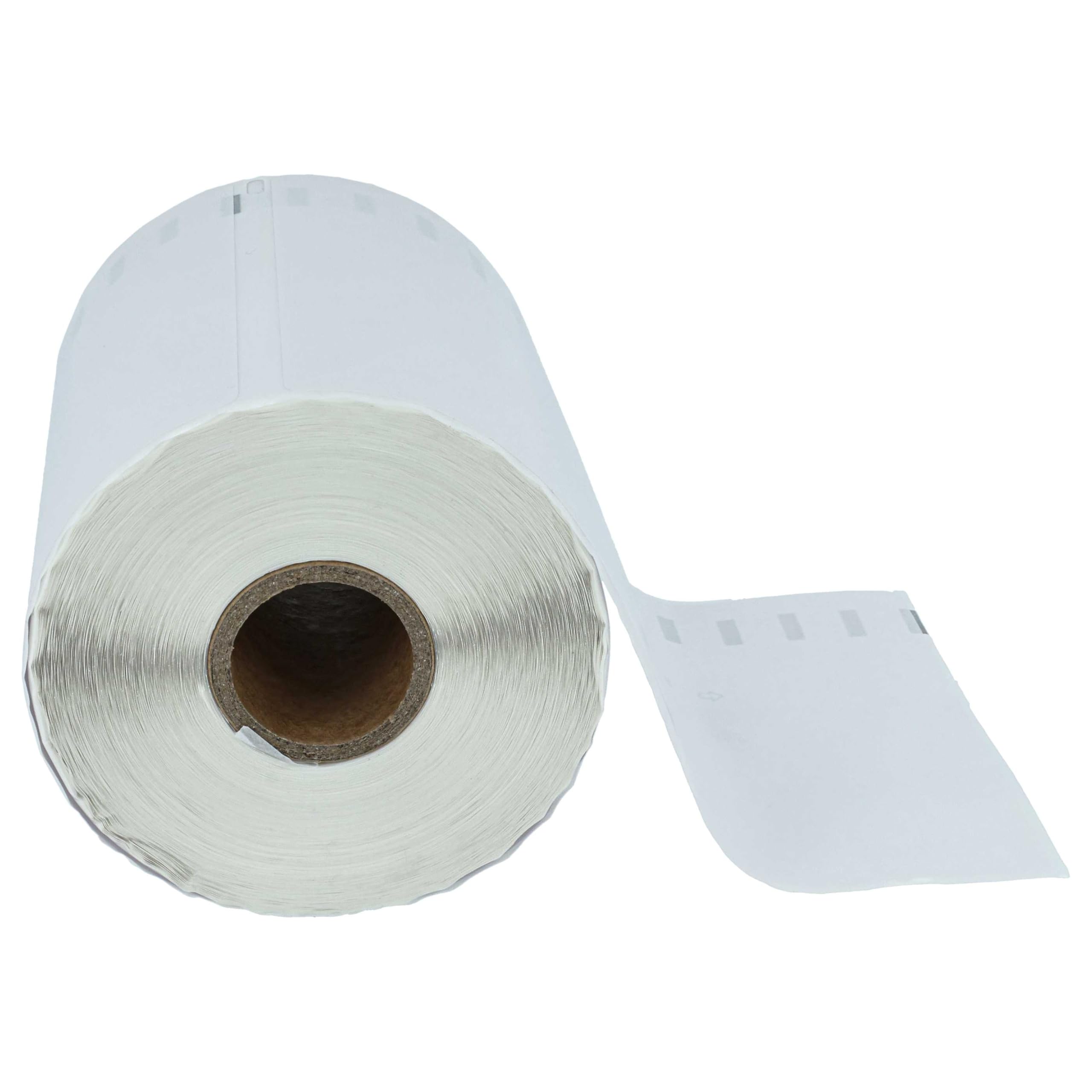 vhbw 10x rotolo etichette 104mm x 159mm (220 etichette) sostituisce Dymo S0904980 per etichettatrice bianco