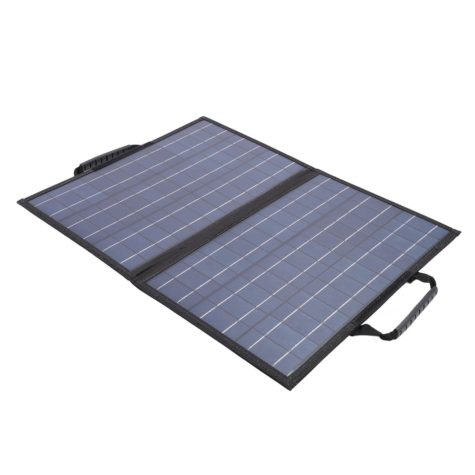 Kit de panneau solaire 80W Chargeur solaire portable pliable avec un ajustement d'angle Double Port DC Type C de type C pour le camping en plein air Randonnée en silicium ABS