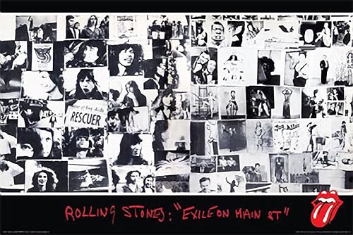Póster musical (24x36) de Rolling Stones (Exile on Main St)