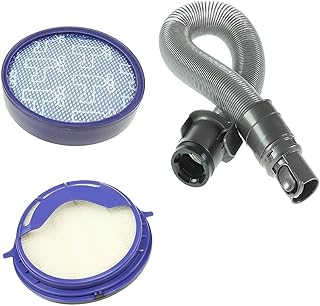 First4Spares 4M Stretch Hose, Pre & HEPA Post Motor Filter Kit for Dyson DC25 DC25i Vacuums