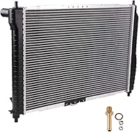 Vista 5 de Radiador CU2873 NOTUDE de repuesto para Aveo 4 puertas hatchback 1.6L 2004-2006 (delantero)