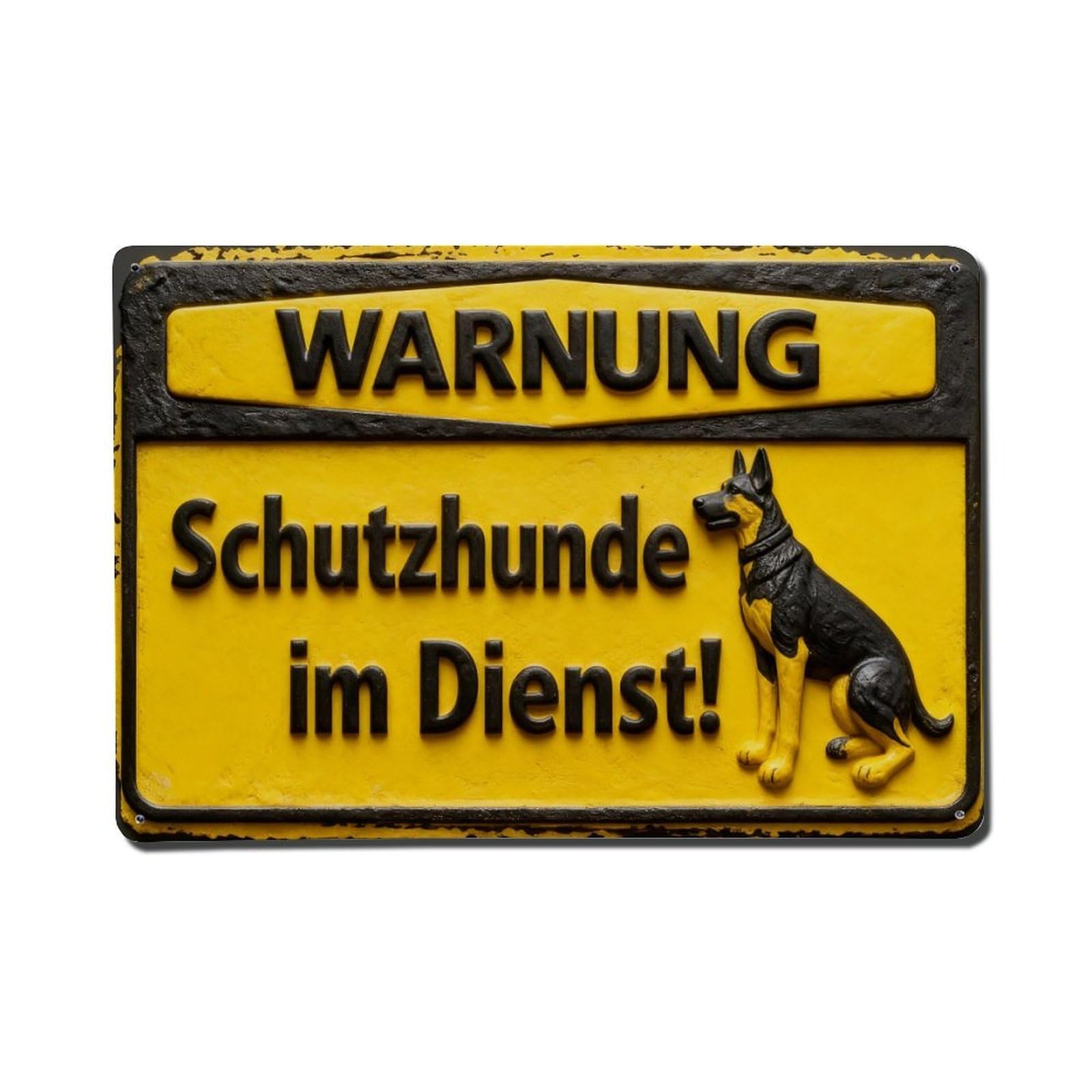 Attention Livestock Guardian Dogs In Use Metal Tin Sign Plaque