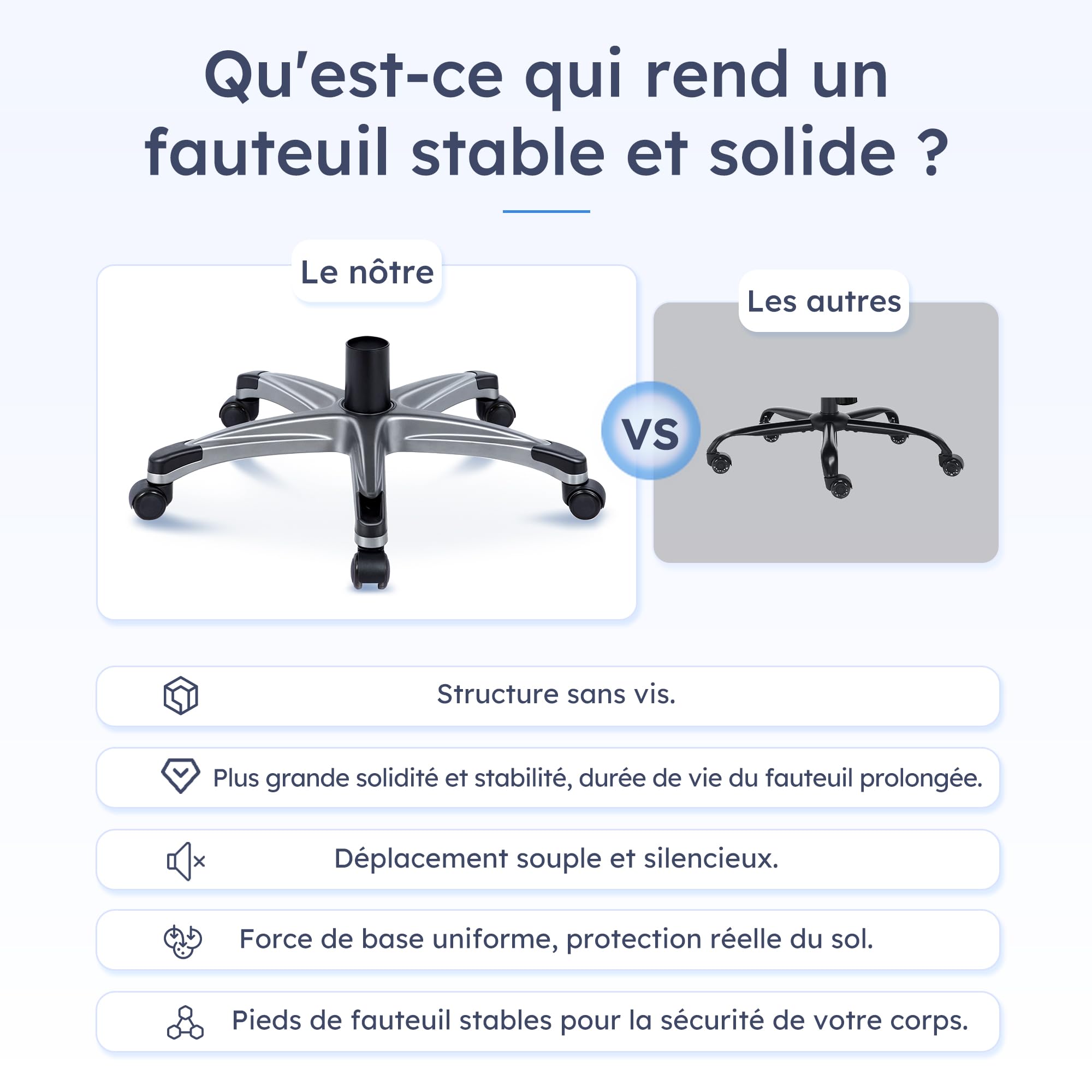 MALOL Fauteuil de Bureau Ergonomique, Siège de Direction avec Dossier Haut, Chaise de Bureau en Cuir avec Accoudoirs Rembourrés et Rabattables, Verrouillage d'Inclinaison Réglable, Noir