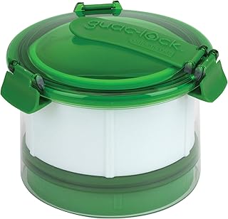 Casabella Guac-Lock Container, Green/White, Model Number: 53362