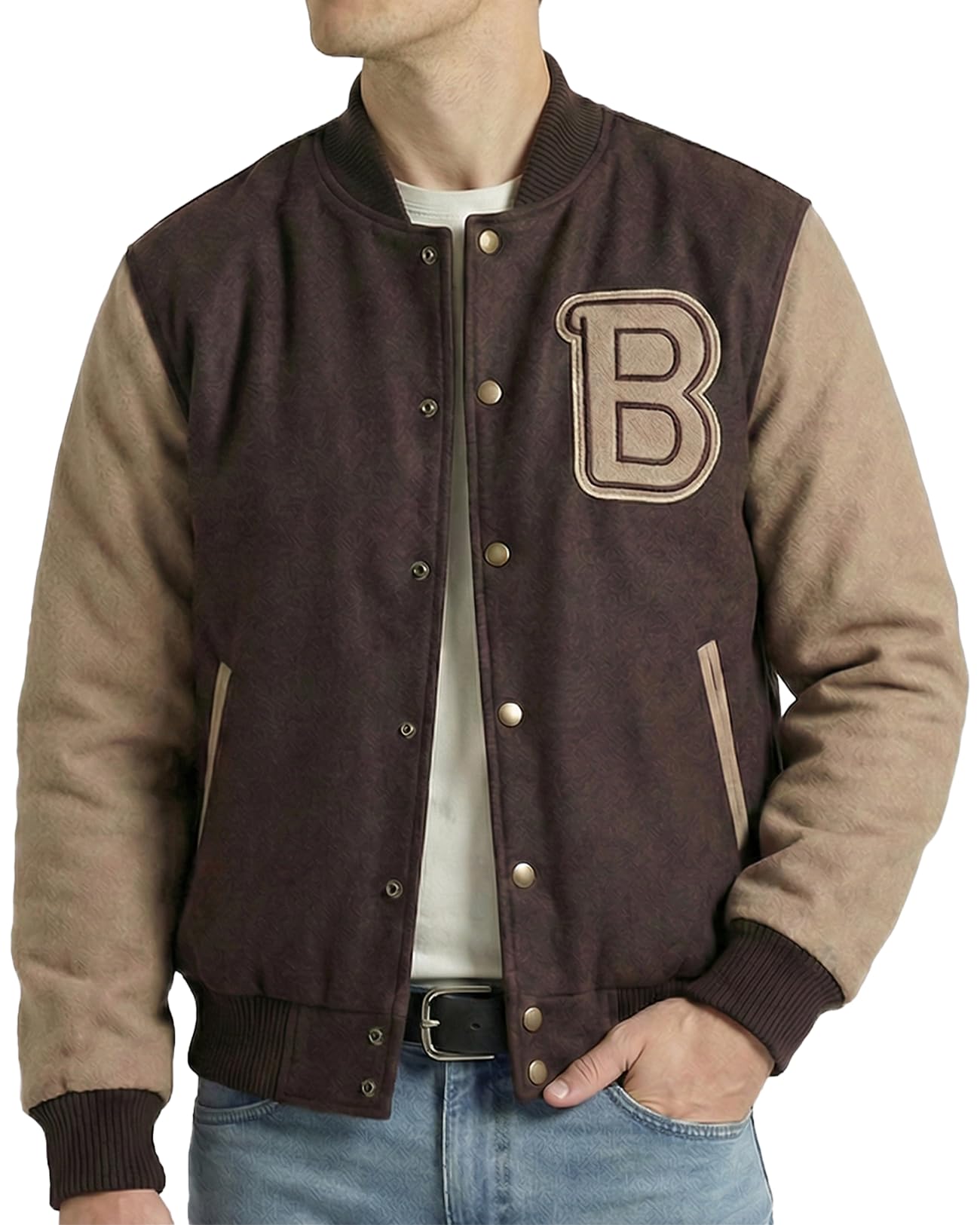 Mens Hotline Miami Varsity Letterman Fashion Wool Bomber Slim Fit Casual Warm Boys College Baseball Jacket