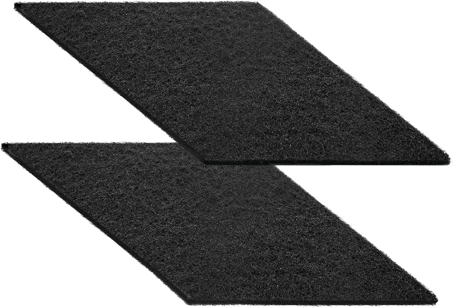 38780 22" Oil Splash Pad Square No-Splatter Pad Fits Most Oil Drains Anti Splash Oil Change Mat for Car Changing Oil Transmission Drain Pan, Black(2 pcs)