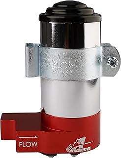 Aeromotive 11203 SS Carbureted Fuel Pump, High Horsepower, 12V Electric, Gas or E85 Fuel Type