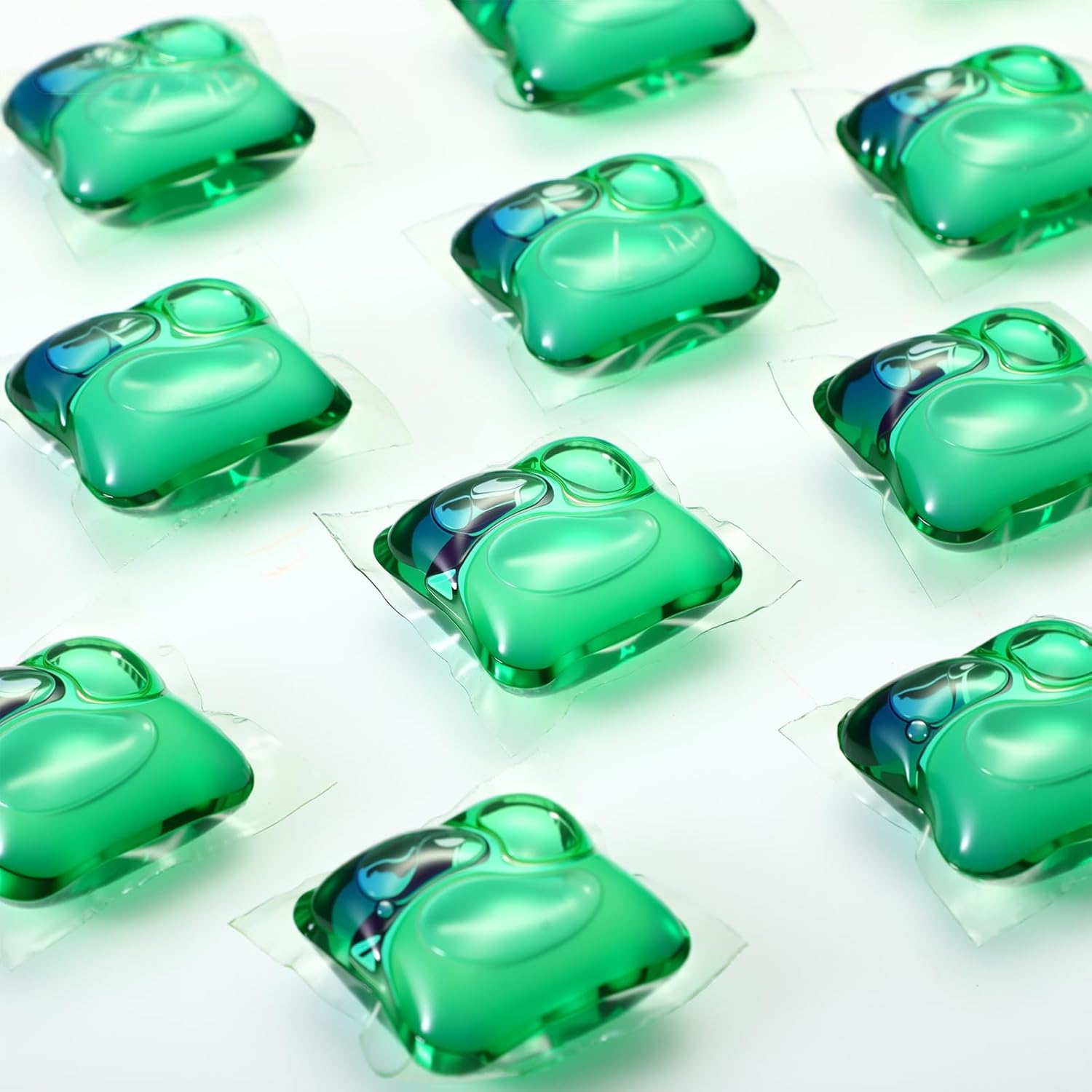 100 Count Concentrated Laundry Detergent Pods Bulk 4 in 1 Laundry Detergent Pods Remover Cleaning Fragrance Enhancement Softening - Image 2