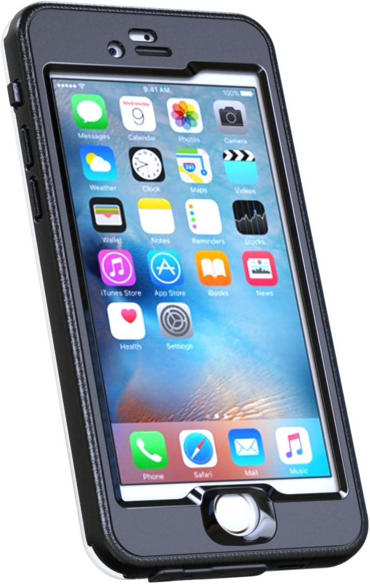 LuxqueenFor Iphone6 plus /iphone6s plus only Waterproof Case -Retail Packaging (Black)