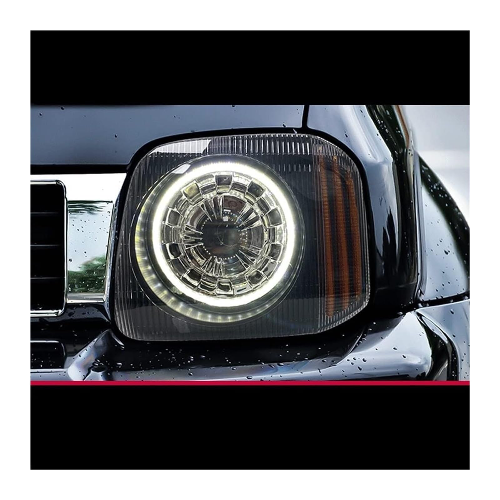Ciloc Para Suzuki Para Jimny Faro 2007-2017 Luces Coche Lámpara Cabeza Drl Lente Proyector Lámparas Delanteras Automotrices Luz Intermitente Retrovisor Lateral