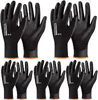 Luva Segurança Multitato Oficina Mecânica Epi - KIT 5 pares