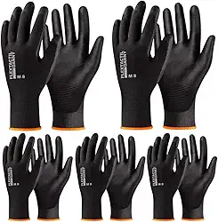 Luva Segurança Multitato Oficina Mecânica Epi - KIT 5 pares