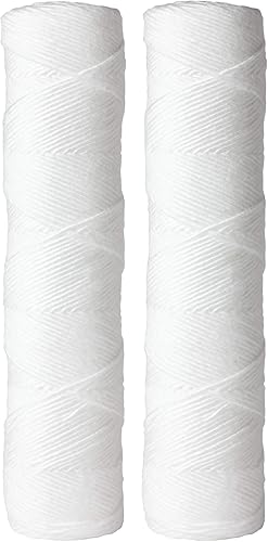 AO Smith AO-WH-PRE-R2 - Cartucho de repuesto para filtro de agua de sedimentos de 35 micrones, 2.5 x 10 pulgadas, paquete de 2, para sistemas de