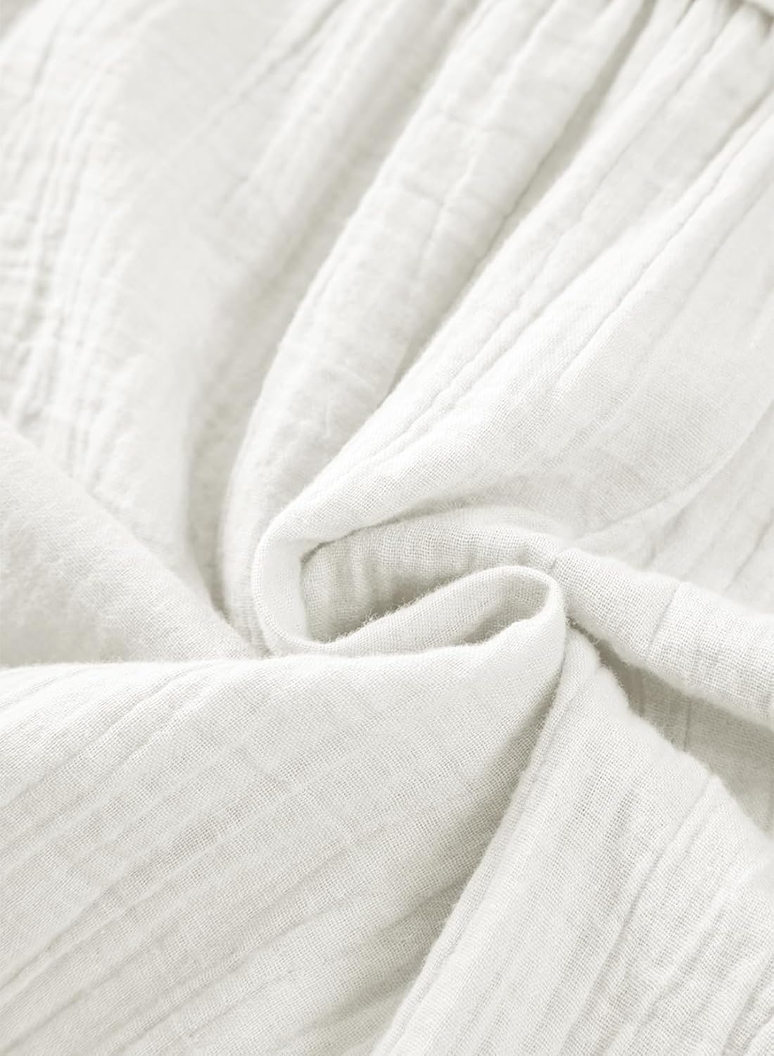 blibean Girls Cotton Long Sleeve Dresses Ruffled Semi Formal Dress Size 6-15 Years - Image 8