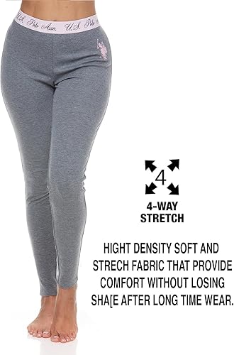 Miniatura 5 de U.S. Polo Assn. Conjunto de pijama térmico para mujer, conjunto térmico superior e inferior, capa base larga