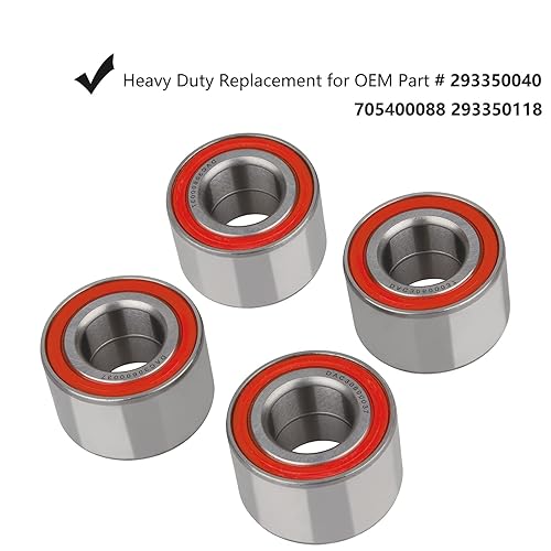 Miniatura 3 de Kit de rodamientos de rueda para Can-Am Outlander Commander Renegades Maverick Defender (EXCEPTS X3), sustituye al OEM 293350040 705400088 293350118