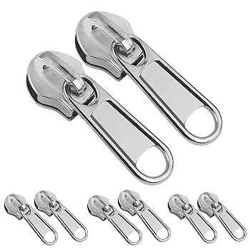 Amazon.co.jp: ファスナー 交換用 引き手 スライダー 8個セット