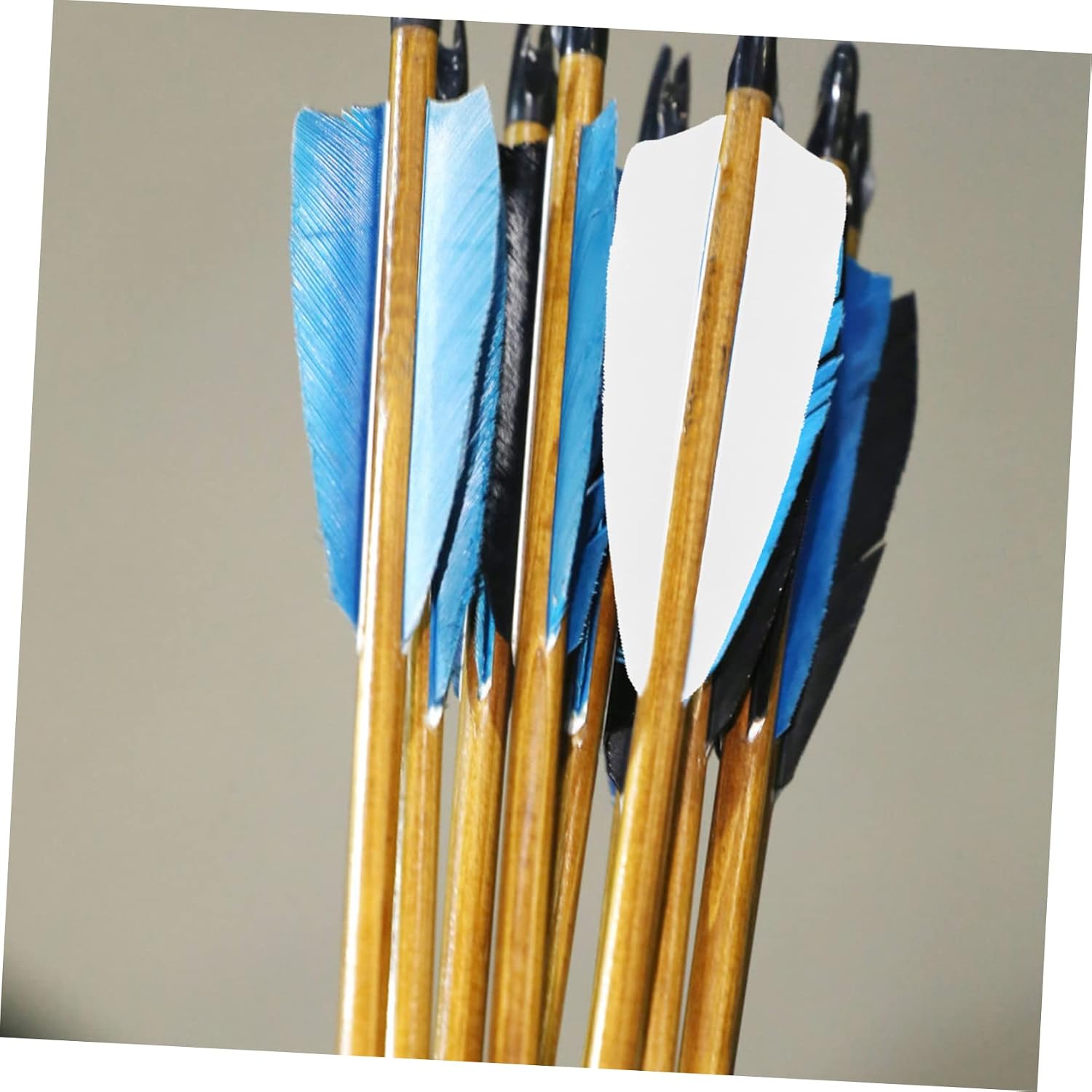 Mipcase 60pcs Arrow Tail Fletchings Lightweight Shield Shape for Archery for Hunting Practice and Arrows Compatible Bows