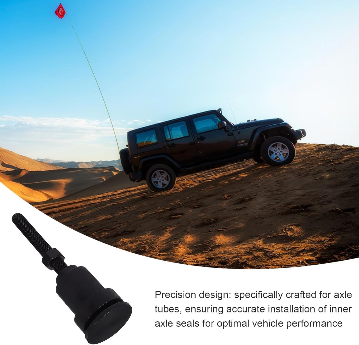 Unomor Front Differential Axle Seal Installer Tool Axle Seal Replacement Kit for Off-Road Vehicles