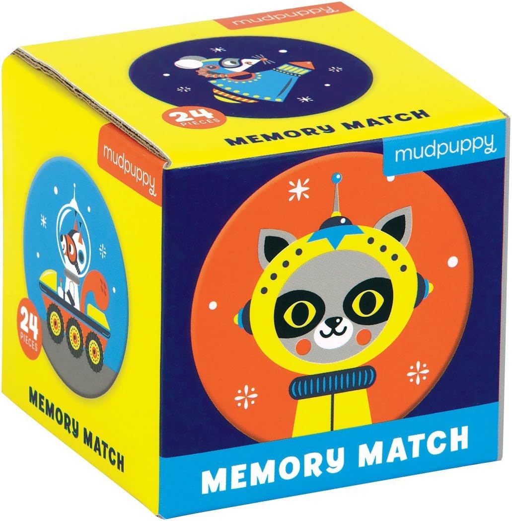 Mudpuppy Unicorn Magic Mini Memory Matching Game – Memory Game for Kids Ages 3 and Up, Makes A Great Gift Idea, 2.75” Mini Storage Cube Is Ideal for On-The-Go Fun image 2