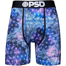 PSD Mens Bandana Deep Dye Micro Mesh Boxer Briefs, Blue, XXL