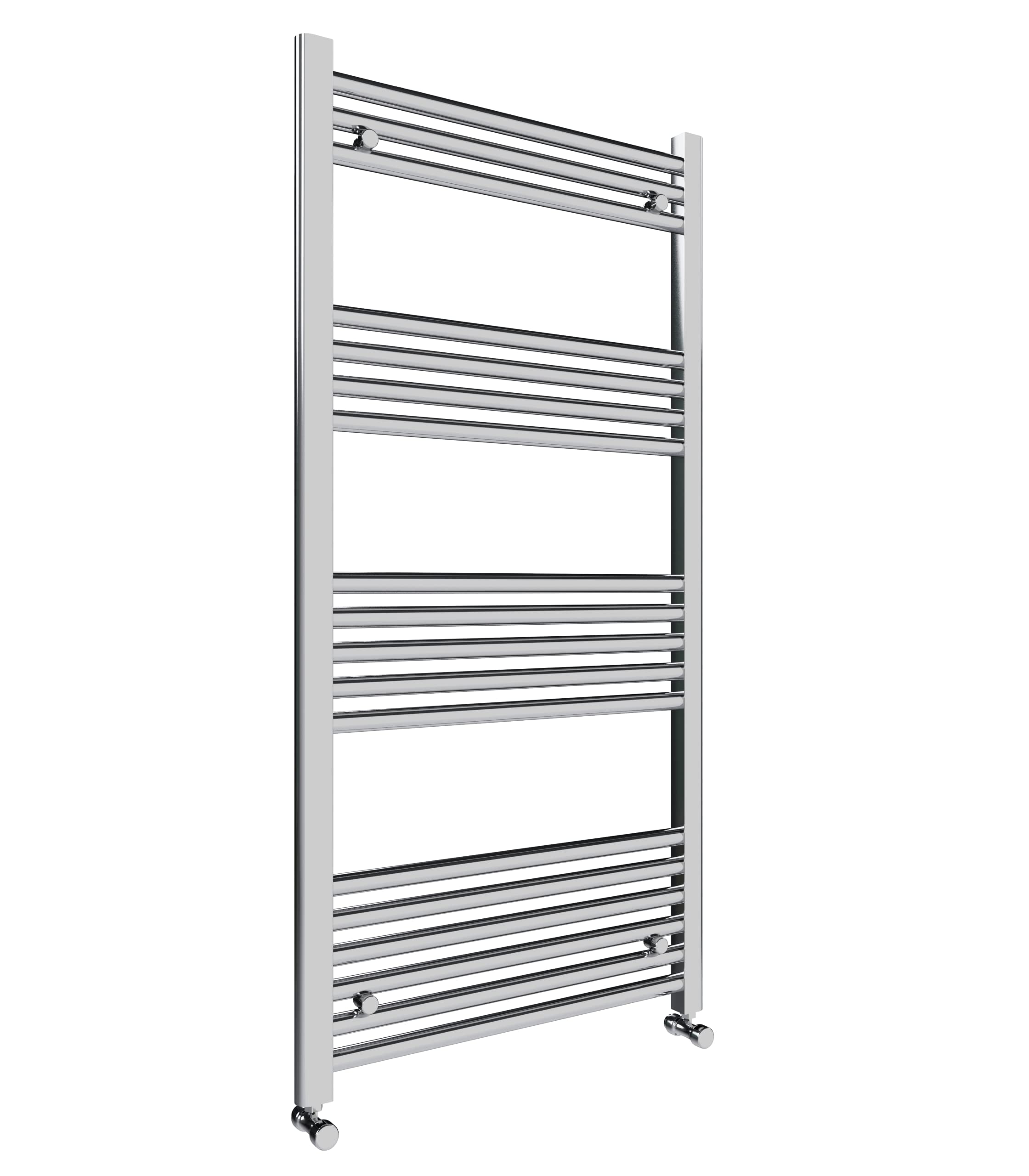 600x1200mm Towel Warmer Flat, Wall Mounted Chrome Plated Steel Bathroom Towel Rail Radiator, Suitable for Central Heating, Electric and Dual Fuel โ image 1