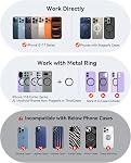 Miracase for MagSafe Car Mount[20 Powerful N55 Magnets+Industrial-Grade Vacuum Base] Magnetic Phone Holder Car 360° Full-Directional Adjustment, Fit for Windshield & Dashboard with All Smartphones