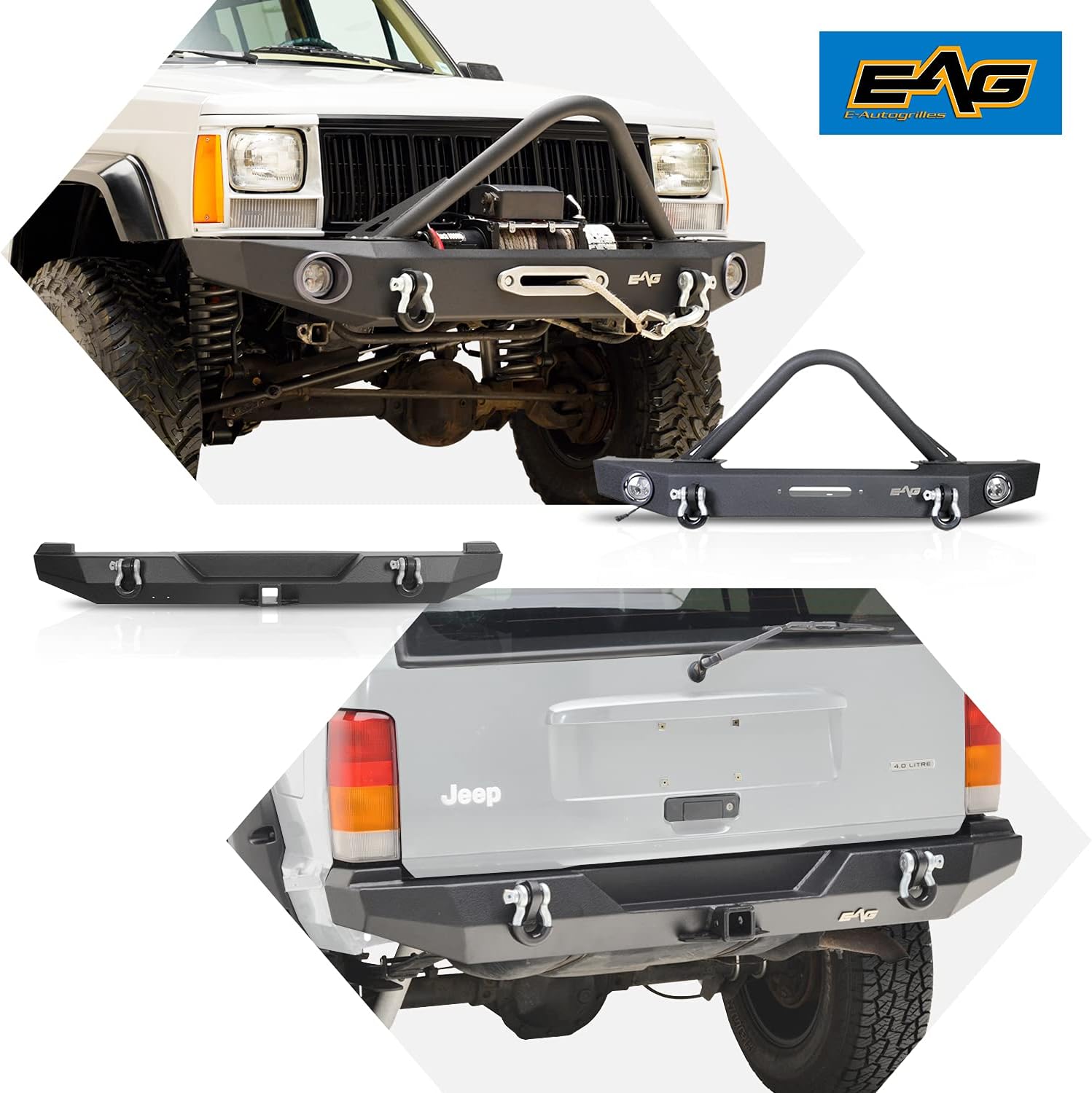 EAG Stinger Front Bumper Rear Bumper Combo Fit for Nepal Ubuy