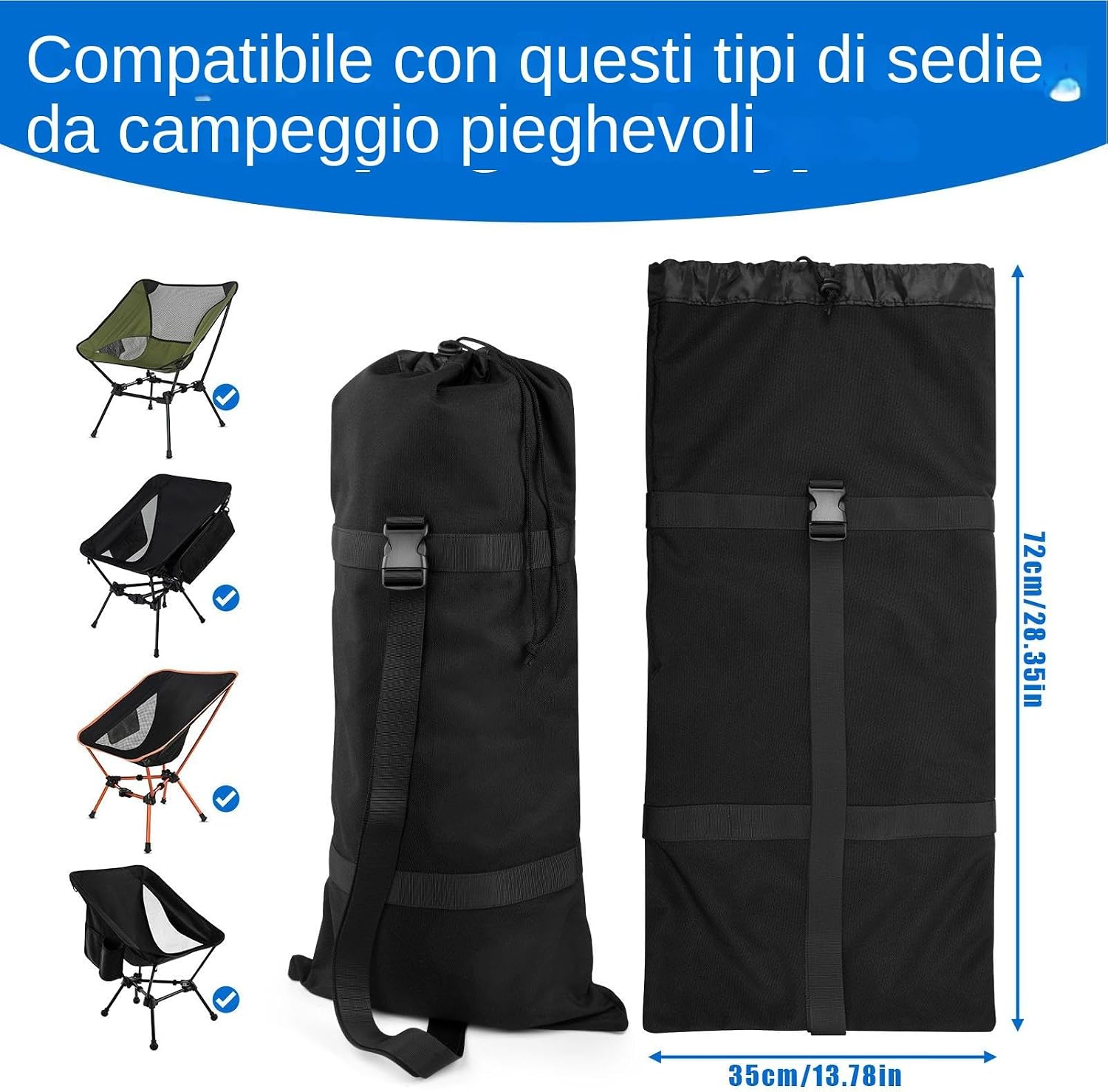 Folding Chair, Storage Bag, 29.53x13.78in Carrying Organizer... 11 71WRPhkvlmL. AC SL1500