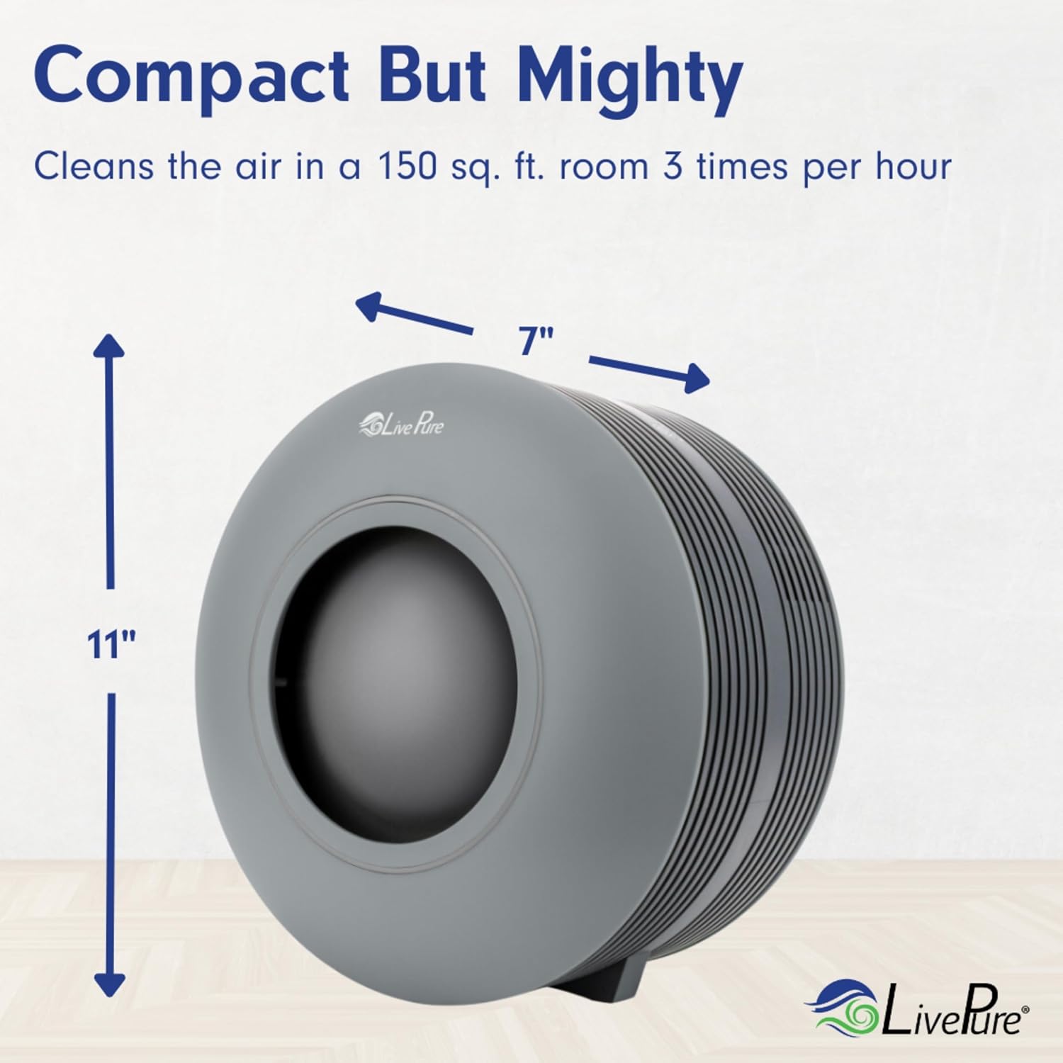 LivePure Capri Air Purifier Dimensions