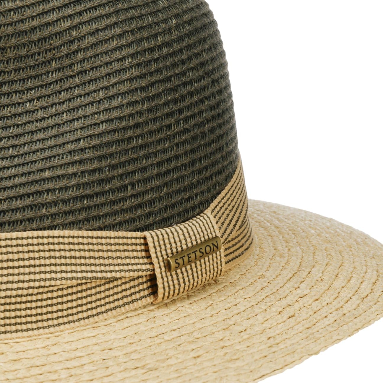 Stetson Twotone Traveller Sombrero Bicolor con Banda de Tela Hombre Primavera Verano