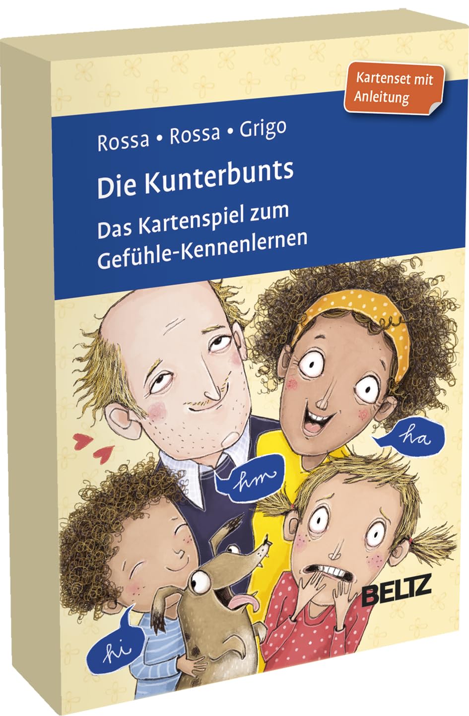 Die Kunterbunts: Das Kartenspiel zum Gefühle-Kennenlernen. Kartenset mit 120 Karten. Mit 24-seitigem Booklet. Mit Online-Material (Beltz Therapiespiele)