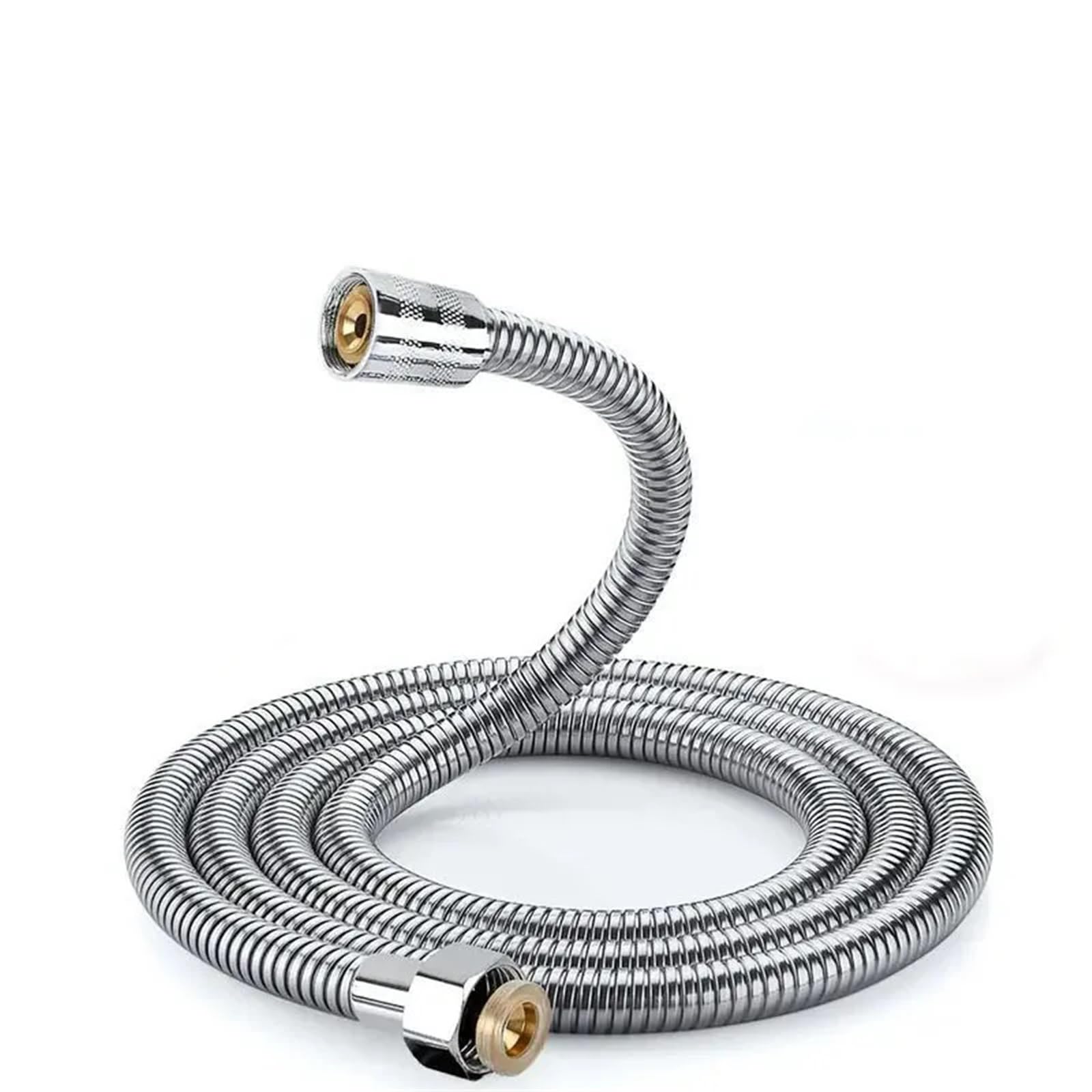 Manguera de ducha de acero inoxidable, larga, for baño, extensión de manguera de agua, tubería de plomería, cabezal de ducha, accesorios de baño, herramientas,Brazo extensible para ducha