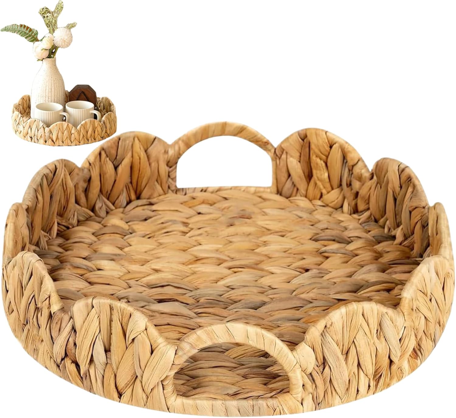 2020年 烏城彫 丸膳尺2 備前蝶&衛&福 飾台付 2020年 烏城彫 皿盆7寸