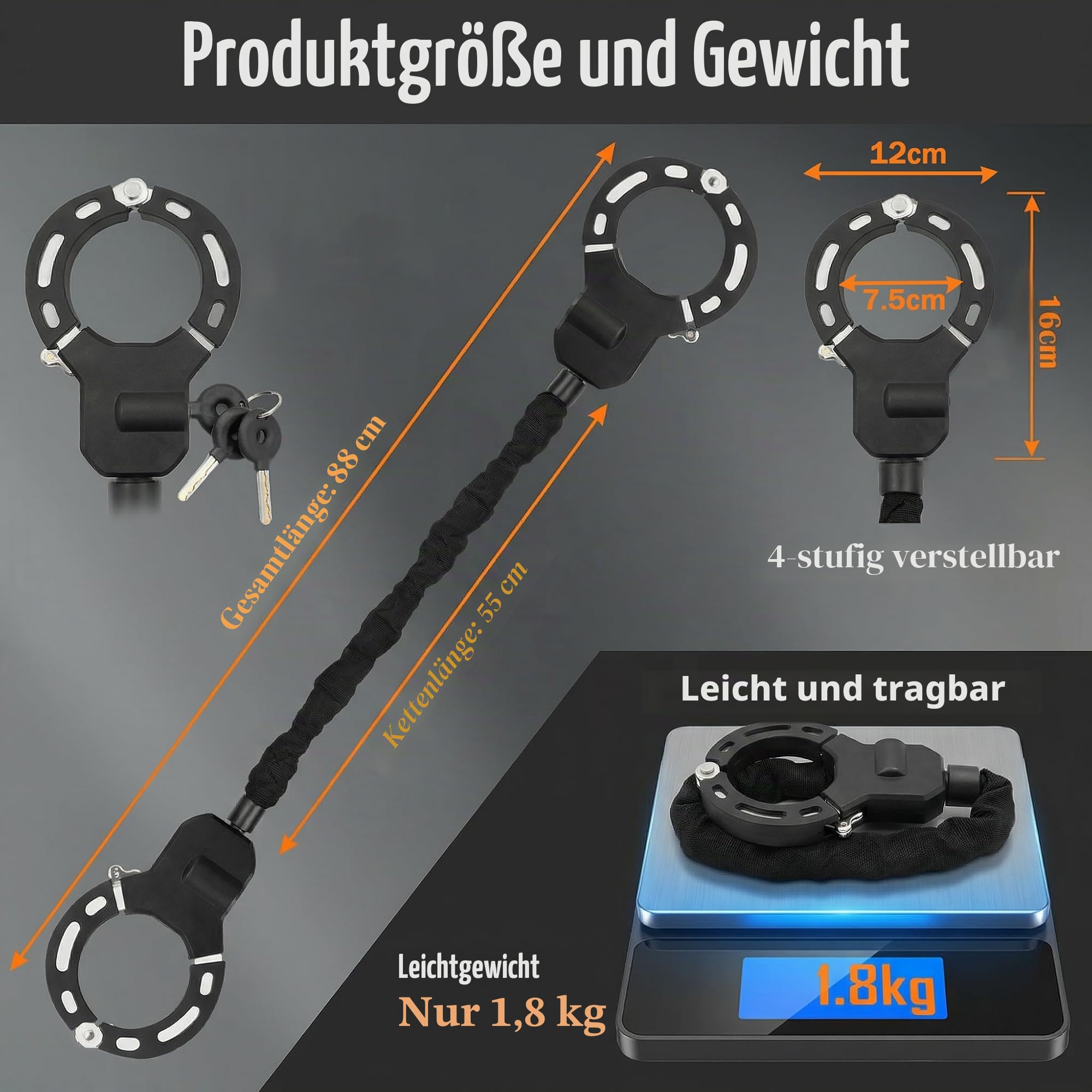 Rollertasche,Zubehör für Elektroroller und Elektrofahrräder