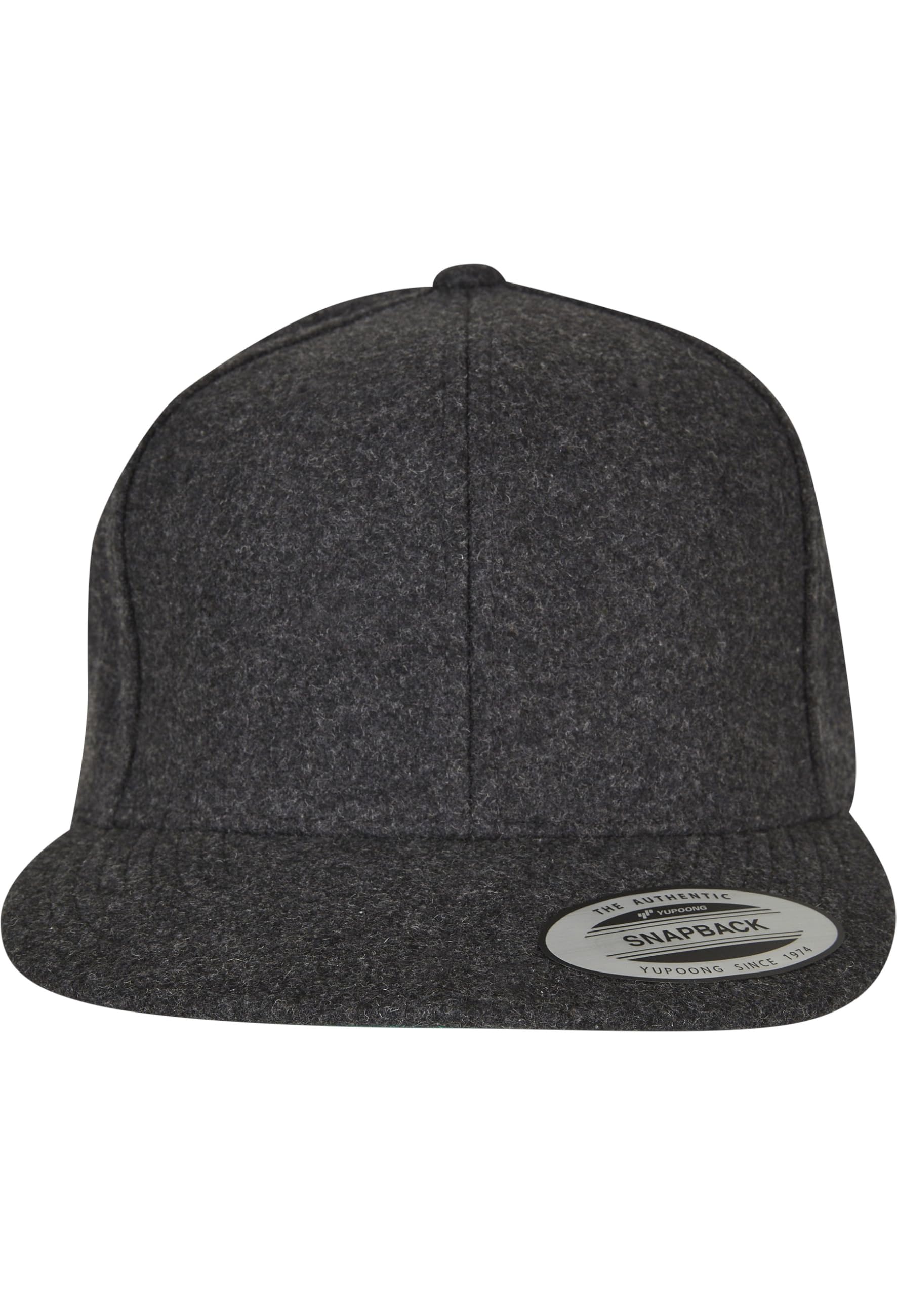 Flexfit Mütze Melton Wool Snapback, Darkgrey, One Size