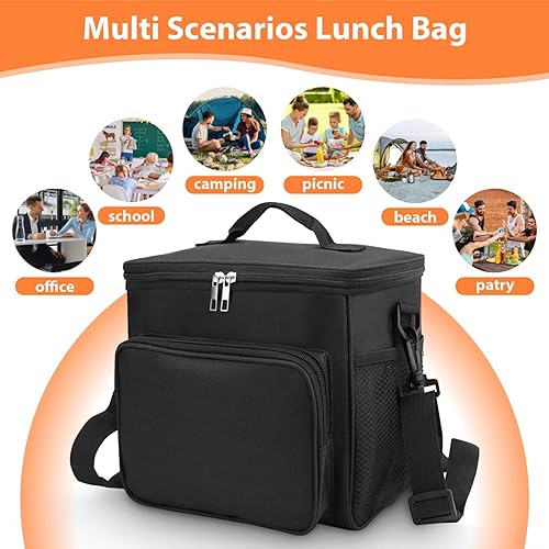 Miniatura 3 de Lonchera térmica para mujeres y hombres  Lonchera grande reutilizable para el trabajo, oficina, picnic, senderismo, playa, a prueba de fugas,